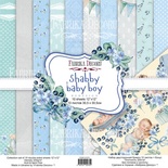 Набор скрапбумаги Shabby baby boy redesign 30,5x30,5см, ТМ Фабрика Декора