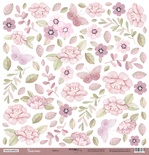 Аркуш одностороннього паперу для вирізання Квіти 30x30 від Scrapmir з колекції Unicorns