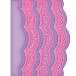 Лезвие Spellbinders - Borderabilities - A2 Scalloped Borders One, 7 шт.