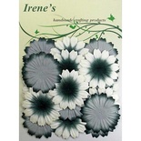 Декоративні квіти різних кольорів, розмір упаковки: 12x16,5см, 20 шт.