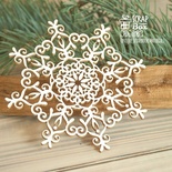 Чипборд ScrapBox - Сніжинка ажурна Hh-106