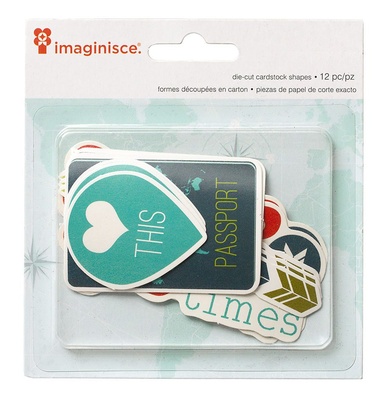 Висічки картонні від Imaginisce — Perfect Vacation Heart This