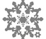 Ніж для вирубки від Sizzix - Framelits Die Set - Snowflakes, 3 шт