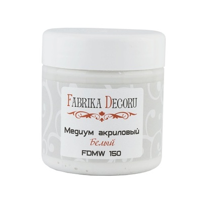 Медіум акриловий - Фабрика Декору - Білий, 150 мл