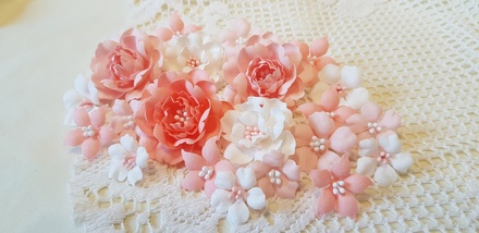 Набір квітів з тканини (18 шт.)