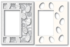 Ножі від Poppystamps - Decorated Egg Sidekick Frame