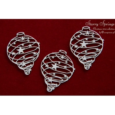 Чипборд Scrapiniec - кульки Starry Springs 02, 3