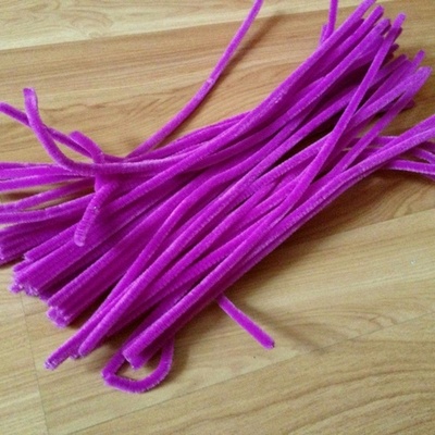 Синільний дріт, колір фіолетовий, 30 см, 1 штука