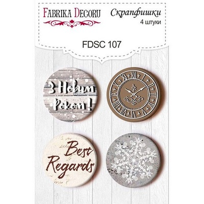 Набор скрапфишек Фабрика Декору из 4 шт FDSC 107