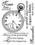 Набір акрилових штампів Technique Tuesday - Chronology (TT-С-CHRON)