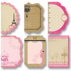 Міни карточки відривні від Folia - Design Paper Mini "Catties", Paris