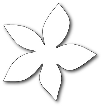 Ніж для вирубки від Poppystamps - Grand Luxe Poinsettia Background