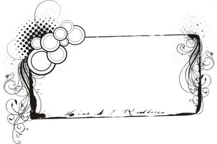 Акриловый штамп Grunge Frame Рамка, размер 5,9 * 4 см