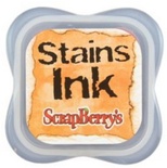 Чорнило з ефектом кольорових плям Стеїнс від ScrapBerryʼs - помаранчевий