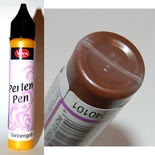 Фарба - гель від Viva - decor "Ефект перлини", колір коричневий, 25мл.