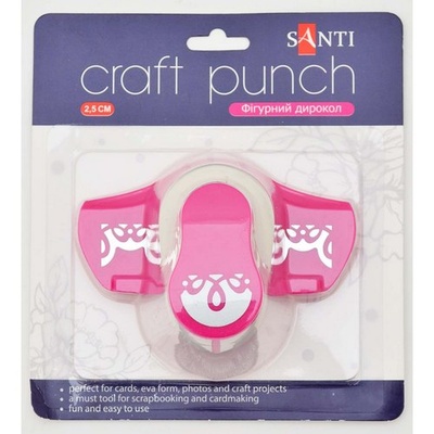 Дырокол бордюрный, 2,5 см Узор, ТМ Santi