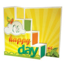 Ножі від Spellbinders — Happy Days, для виготовлення фігурної листівки