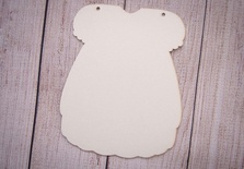 Заготовка для альбому від WOODchic - "Сукня", 6шт.