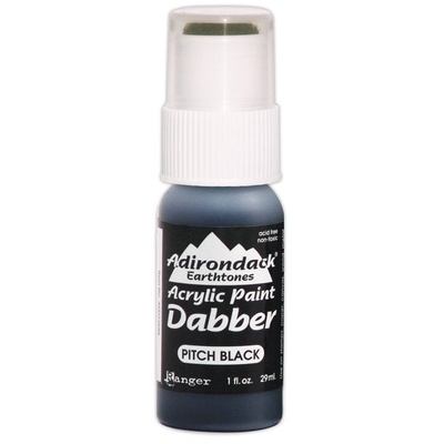 Акриловая краска Ranger - Adirondack Acrylic Paint Dabbers - Pitch Black
