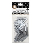 Міні-прищепка Canvas Corp - Silver, 1 штука, довжина 2,5см