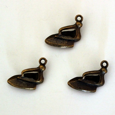 Металева прикраса "Праска", 22x18 мм, 1 шт.