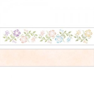 Смужки паперу від Galeria Papieru - Jutrzenka - Ранкова Зоря - 04, квіти-орнамент, 5 x 30,5 см, 1 шт.