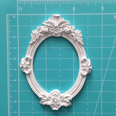 Рамка гипсовая от Е.В.A. - Овальная, 6,5х8,7см