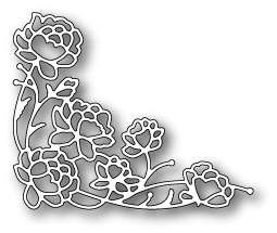 Ніж для вирубки від Memory Box - Dies- Pennington Rose Corner