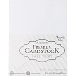 Набір кардстоку DCWV Core'dinations Value Pack Smooth Cardstock, 21.6x27.9 см, 25 аркушів, білий