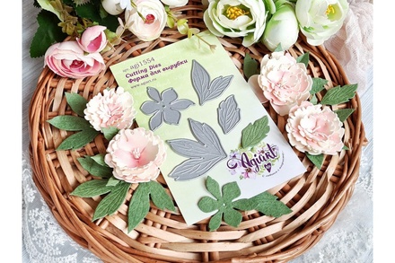 Ножі для висічки «Піонова зелень» від AgiArt