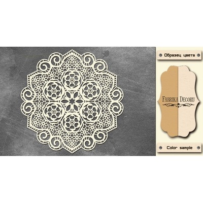 Набір чіпбордів TM Fabrika Decoru FDCH - 232, колір молочний, крафт