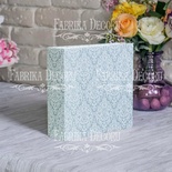 Заготовка альбому Орнамент вінтажний перламутровий, ТМ Фабрика Декору