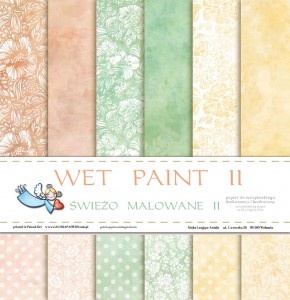 Набір паперу Galeria Papieru - Świeżo malowane II, 30,5x30,5 см, 12 аркушів