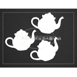 Чипборд Scrapiniec - Чайнички, 3 штуки