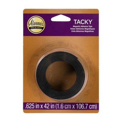 Магнітна стрічка на клейовій основі Aleene's Magnetic Tacky Tape, ширина 1.6 см, довжина 106 см