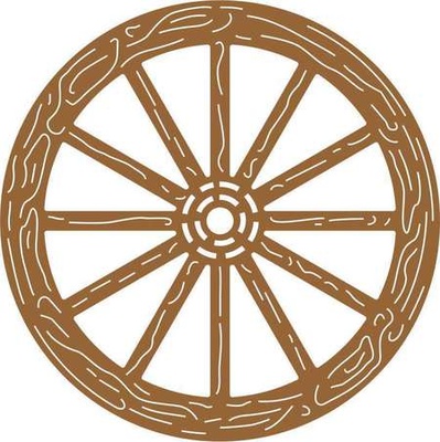 Нож для вырубки от Cheery Lynn Designs - Wagon Wheel