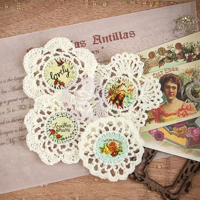 ЦІНУ ЗНИЖЕНО! В’язані прикраси Prima - Crochet Icons - Cigar Box Secrets