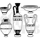 Штамп від ПСК - Греція. Вази, 5.3x4.5см