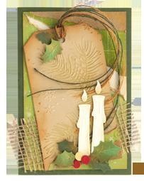 Ніж для вирубки від LeCreaDesign - Candles cut and embossing die