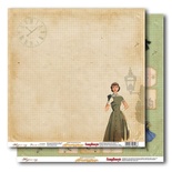 Бумага для скрапбукинга от Scrapberry's, 30х30см, Журнал Мод