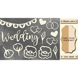 Чипборд Фабрика Декору - FDCH-119, колір молочний, крафт