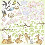 Лист с карточками для вырезания Smile of spring, ТМ Фабрика Декору