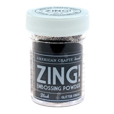 Пудра для ембосінгу Glitter Black Zing!