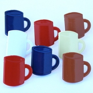 Набір брадсів Eyelet Outlet - Coffee Mug Brads, 12
