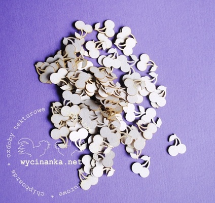 Чипборд від Wycinanka - Вишеньки, 0,8x 1,5см
