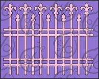 Чипборд Кованна огорожа, 1 шт., cb-100