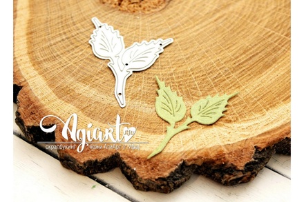 Нож для вырубки "Листья резные" от AgiArt