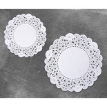 Ажурні серветки Фабрика Декору, FD-SA-14А, 10 см і 14 см, 10 штук