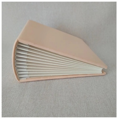 Заготовка для альбому в м'якій обкладинці (персиковій) 10 аркушів, розмір 20*20 см з пивного картону