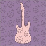 Чипборд. Гітара. Маленька, 6х2,5см